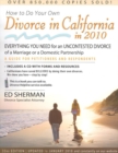 Image for How to Do Your Own Divorce in California in 2010