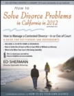 Image for How to Solve Divorce Problems in California in 2012