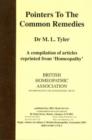 Image for Pointers to the Common Remedies : A Compilation of Articles Reprinted from &#39;Homeopathy&#39;