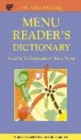 Image for Menu reader&#39;s dictionary  : a guide to international menu terms