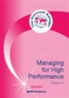 Image for Managing for High Performance