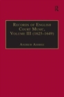Image for Records of English Court Music