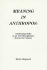 Image for Meaning in Anthropos