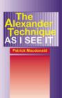 Image for The Alexander Technique as I See it
