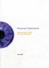 Image for Personal statements  : how to write a UCAS personal statement