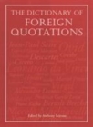 Image for The concise dictionary of foreign quotations