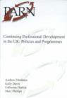 Image for Continuing professional development in the UK  : policies and practices