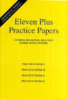 Image for Eleven Plus Verbal Reasoning Practice Papers 9 to 12