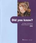 Image for Did You Know? : UK Salon Hairdressing Market Research Report