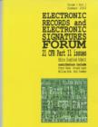 Image for Electronic Records and Electronic Signatures Forum