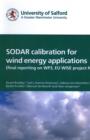 Image for Sodar Calibration for Wind Energy Applications