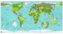 Image for Colour Map : Political with Physical Shading : Version 1 : World Wall Map - Paper Tubed