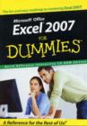 Image for Excel 2007 for Dummies