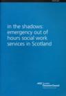 Image for In the Shadows : Emergency Out of Hours Social Work Services in Scotland