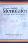 Image for Menulator : German-English