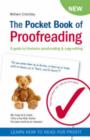 Image for The pocket book of proofreading  : a guide to freelance proofreading &amp; copy-editing
