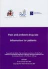 Image for Pain and Problem Drug Use : Information for Patients