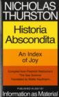 Image for Historia abscondita  : (an index of joy)