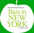 Image for The Best Small Book of... Bars in New York