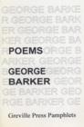 Image for Poems George Barker