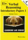 Image for Introductory 11+ practice papers.Book 1,: Verbal reasoning, multiple choice : Bk. 1