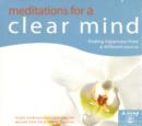Image for Meditations for a Clear Mind (Audio)