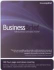 Image for BusinessBrief  : 100 business concepts in brief