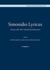 Image for Simonides lyricus  : essays on the &#39;other&#39; classical choral lyric poet