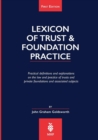 Image for Lexicon of Trust &amp; Foundation Practice