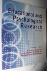 Image for Educational and Psychological Research : A Cross-Section of Journal Articles for Analysis and Evaluation