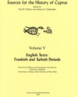 Image for English Texts : Frankish and Turkish Periods