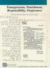 Image for Transgression Punishment Responsibility Forgive