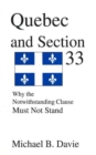 Image for Quebec and Section 33