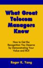 Image for What Great Telecom Managers Know