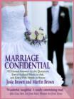Image for Marriage Confidential: 102 Honest Answers to the Questions Every Husband Wants to Ask, and Every Wife Needs to Know.