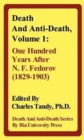 Image for Death And Anti-Death, Volume 1 : One Hundred Years After N. F. Fedorov (1829-1903)