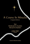 Image for Course in Miracles - Large Print Edition : Original Edition Large Print