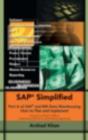 Image for SAP Simplified : Part A of SAP and BW Data Warehousing