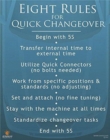 Image for 8 Rules for Quick Changeover Poster