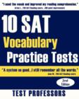 Image for 10 SAT Vocabulary Practice Tests