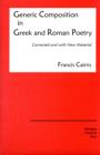 Image for Generic Composition in Greek and Roman Poetry