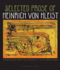 Image for Selected Prose of Heinrich Von Kleist
