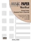 Image for MUSIC PAPER NoteBook - Guitar Chord, Standard Staff &amp; Tablature