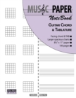 Image for MUSIC PAPER NoteBook - Guitar Chord &amp; Tablature