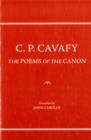 Image for C.P. Cavafy  : the poems of the Canon
