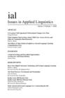Image for Issues in Applied Linguistics