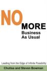 Image for No More Business As Usual