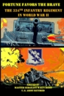 Image for Fortune Favors the Brave; the 334th Infantry Regiment in World War II