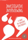 Image for Investigative Interviewing - A Guide for Workplace Investigators
