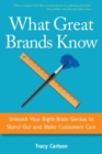Image for What Great Brands Know : Unleash Your Right-Brain Genius to Stand Out and Make Customers Care